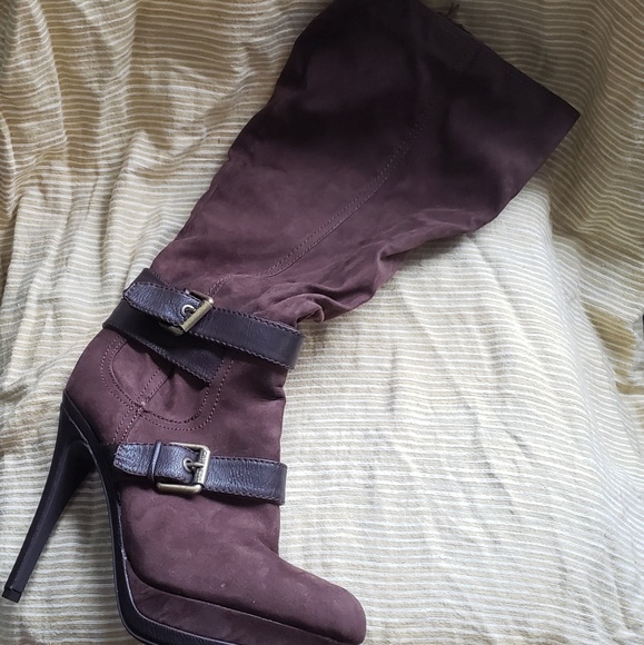 Microsuede platform boot - Picture 2 of 4